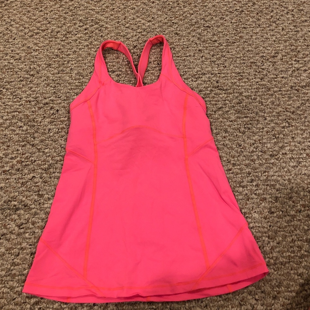 Lululemon pink workout top!